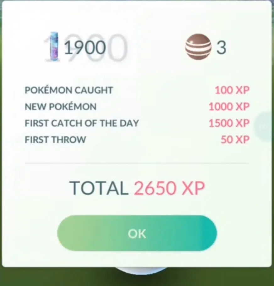 Pokemon Go codes 1