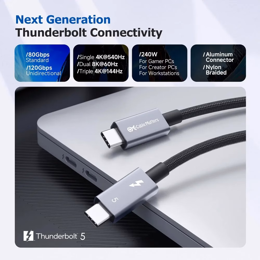 Thunderbolt 5 Cable 2 Thunderbolt 5 Cable 2