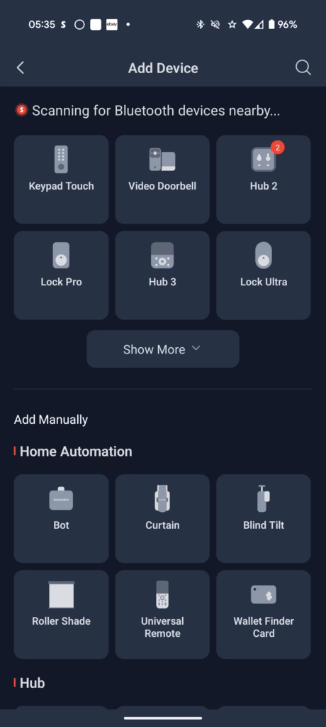SwitchBot Smart Video Doorbell Set Up App 1
