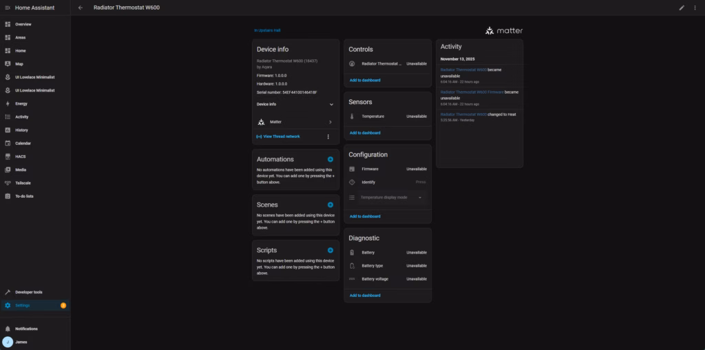 Home Assistant W600 Thread Home Assistant W600 Thread