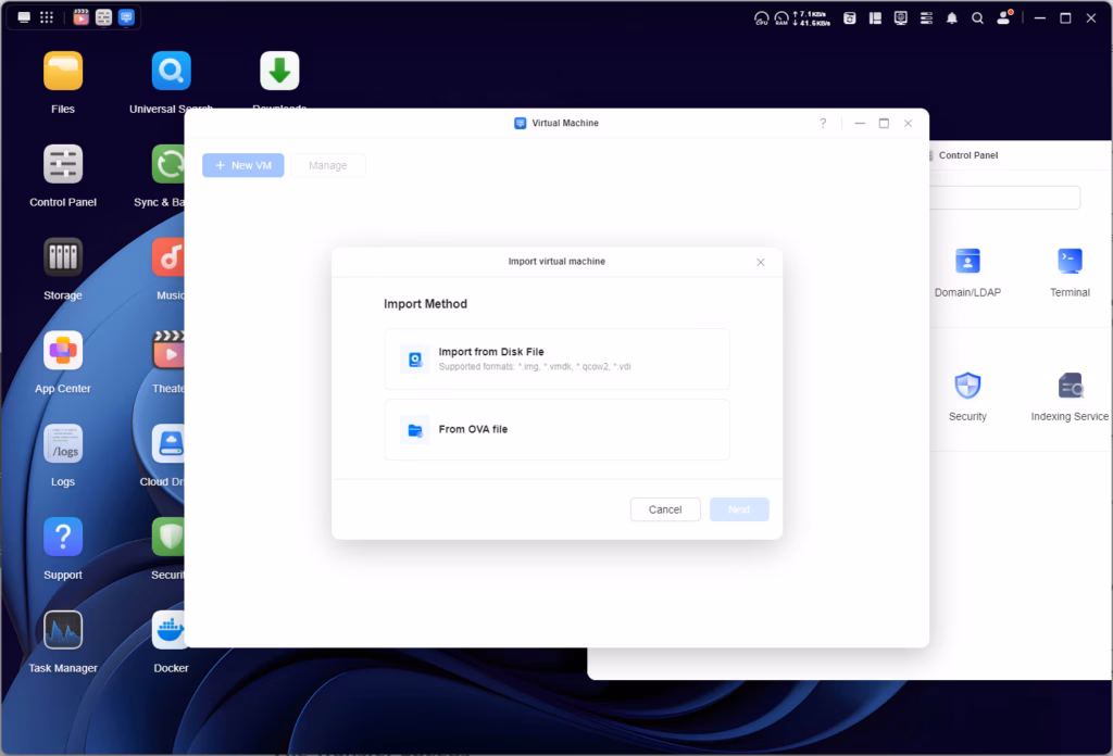 Ugreen NASync DXP4800 Plus Virtual Machine 1 Ugreen NASync DXP4800 Plus Virtual Machine 1