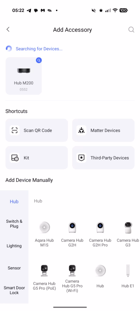 Aqara Smart Hub M200 App 1