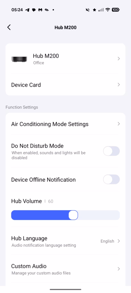 Aqara Smart Hub M200 App 5