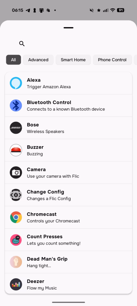 Flic Button app 061534