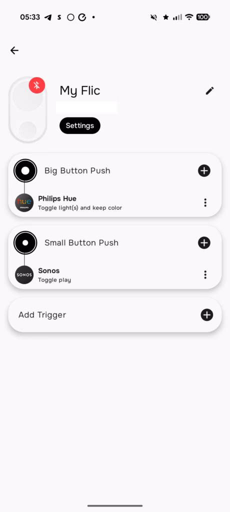 Flic Due Button Performance 4