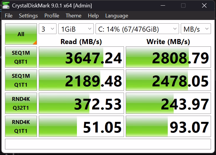 Geekom A5 2025 Crystal Disk