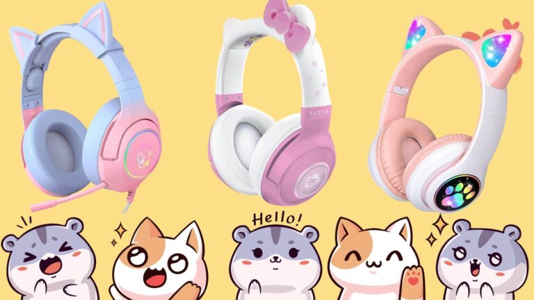 10 Best Cat Ear Headphones / Hello Kitty Gaming Headsets