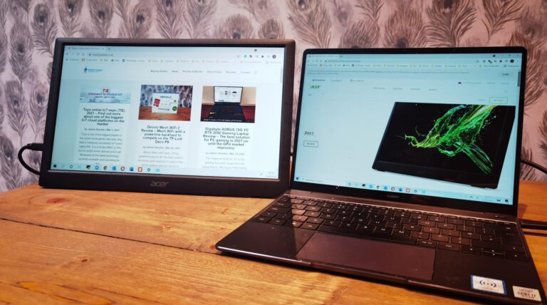 Acer PM1 15.6 Inch FHD Portable Monitor Review – Cheap and cheerful but with compatibility issues due to USB-C DP Alt Mode – PM161Qbu