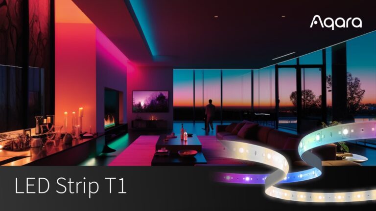 Aqara LED Strip T1 Launched Globally for £50 – RGBCCT lightstrip