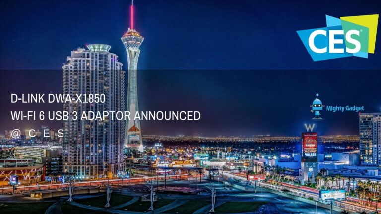 D-Link AX1800 Wi-Fi 6 USB 3.0 Adaptor Announced – Wi-Fi 6 USB with 2×2 80Mhz for 1200Mbps on 5Ghz [DWA-X1850]