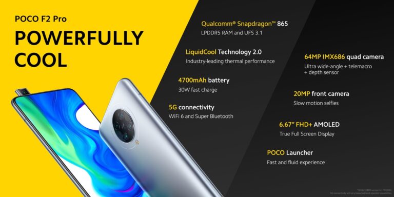 Poco F2 Pro launched & is the cheapest Qualcomm Snapdragon 865 in the EU for just €499 – Identical to the Redmi K30 Pro