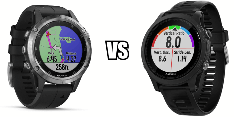 Garmin Forerunner 945 vs Fenix 5 Plus Multisport Watch Comparison