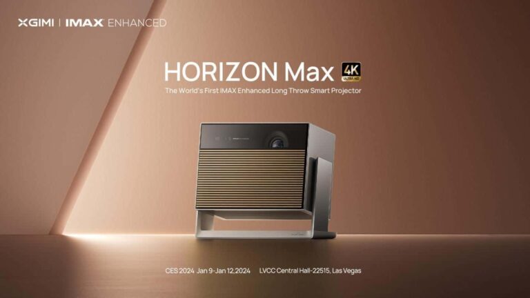XGIMI Showcases Next-Gen HORIZON Max Projector & 3-in-1 Aladdin Smart Ceiling Lamp CES 2024