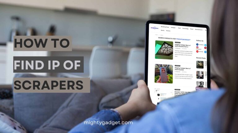 How to find the IP or host of a website scraping content? DMCA Copyright Takedown Notice Advice