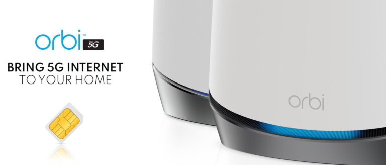 Netgear Orbi NBK752 mesh system with 5G modem launched for £1099.99