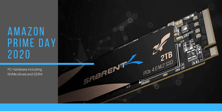 PC Hardware and Gamer Deals for Prime Day 2020 – Sabrent, Kingston, Crucial, WD & Samsung NVMe & SSD deals plus lots of RAM and external storage deals