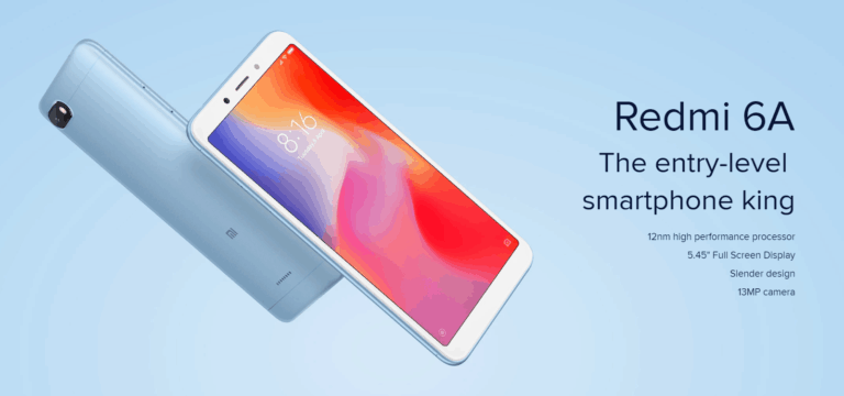 Xiaomi Redmi 6A – The cheapest Android phone on the market, is actually pretty good.
