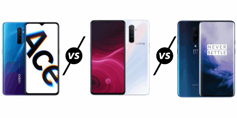 Oppo Reno Ace vs Realme X2 Pro vs OnePlus 7T Compared