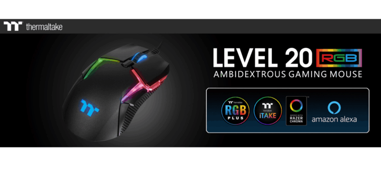 Thermaltake launches its flagship Level 20 RGB Gaming Mouse