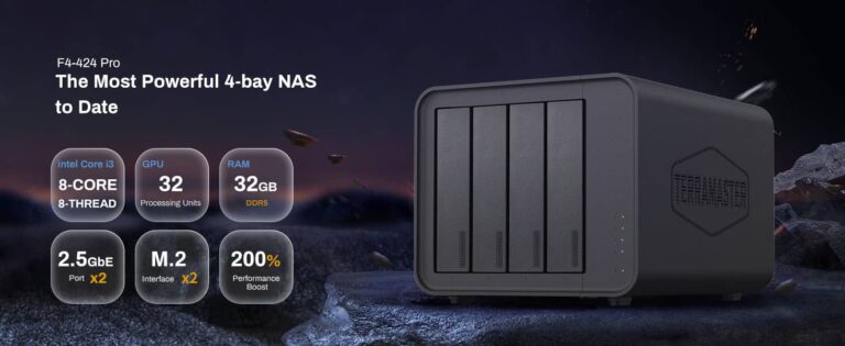 TerraMaster Unveils Most Powerful 4-Bay NAS Yet with F4-424 Pro