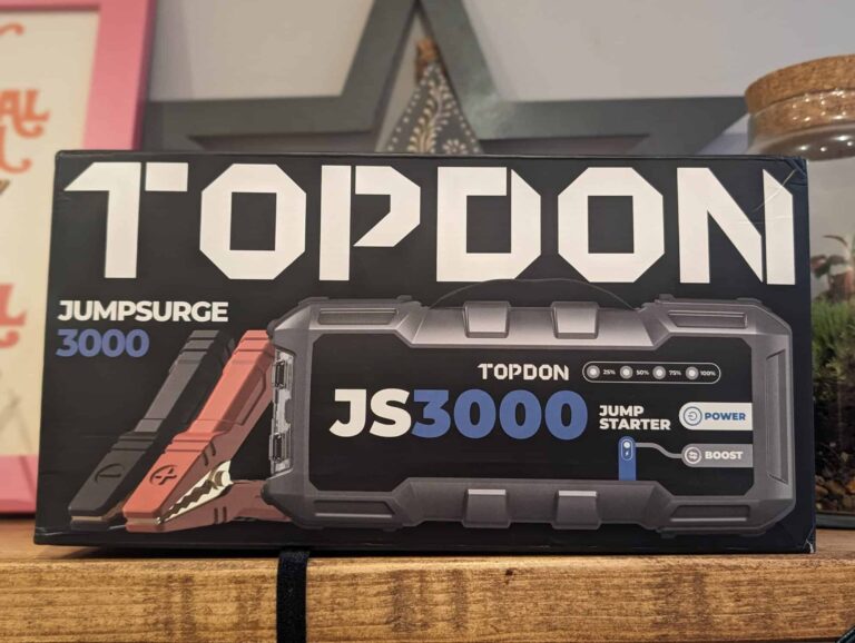 Topdon JS3000 Jump Starter Review – 3000A peak output, with 24000mAh batter & power bank functionality