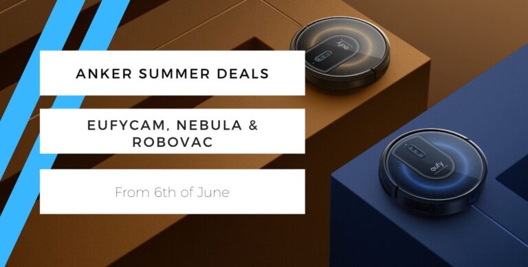 Anker Summer Deals: eufyCam 2 for £297, Doorbell £160, RoboVac 30C £170 & new boundary control  RoboVac G30 Edge for £270