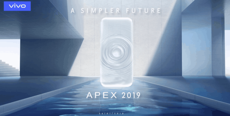 Vivo Apex 2019 has glass body, no ports, buttons and used a magnetic charger