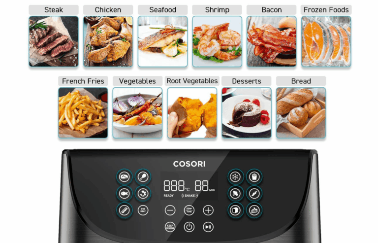Cosori Air Fryer Review – 3.5L oil-free air fryer for quick low-fat healthy cooking